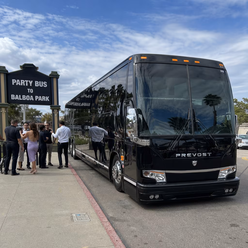 Party Bus to Balboa Park