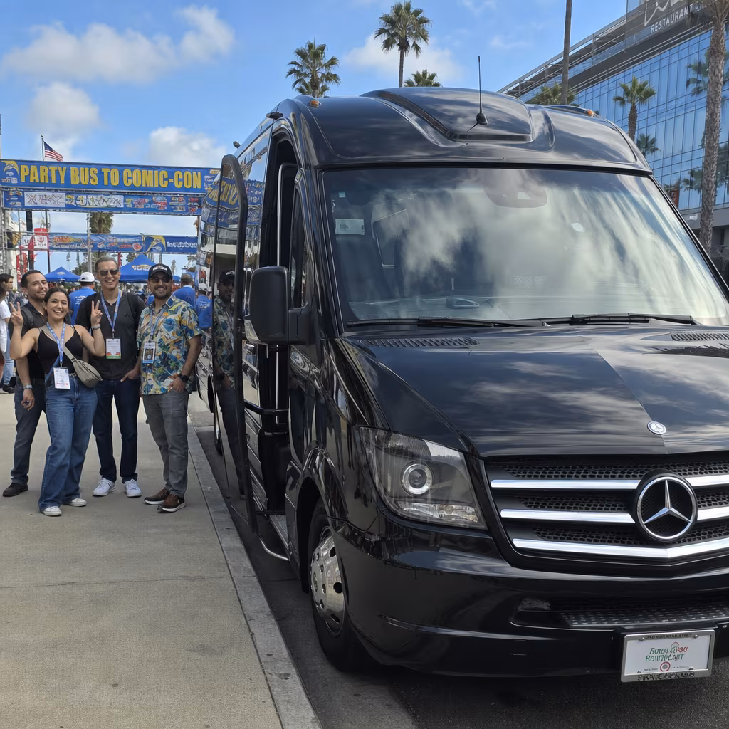 Party Bus to Comic-Con San Diego