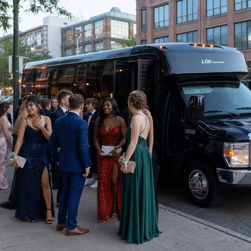 Passengers loading luggage while boarding an San Diego group shuttle
