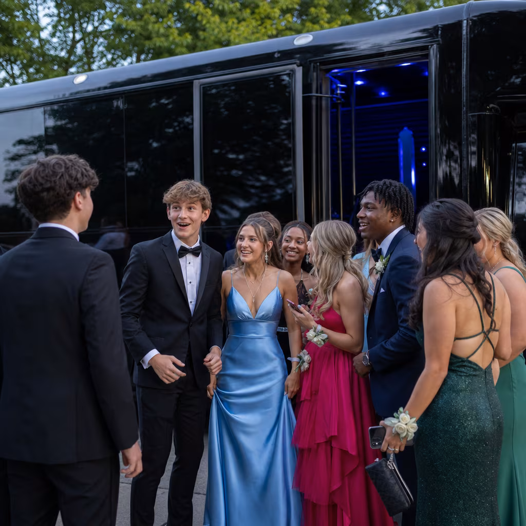San Diego Prom Party Bus Rental