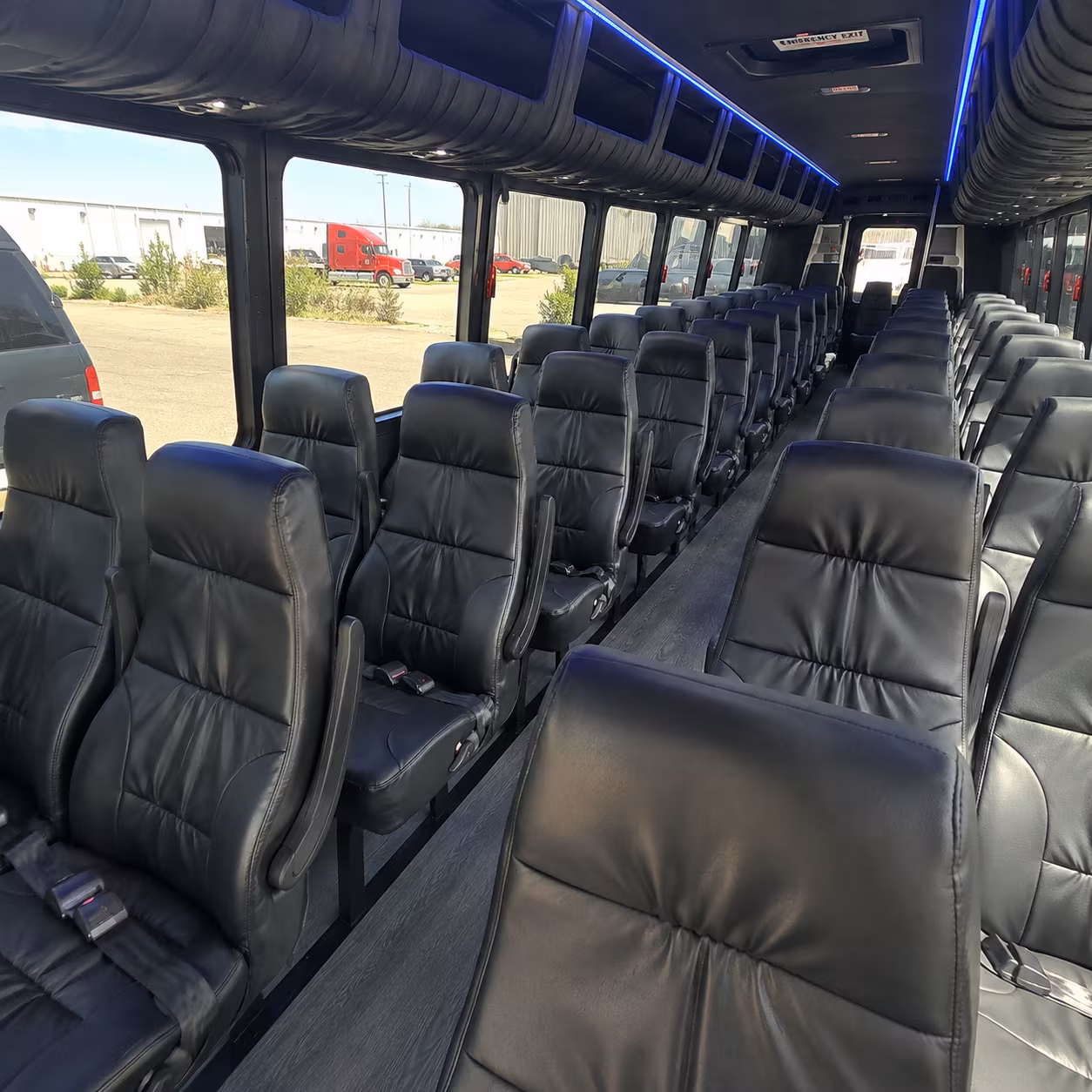 San Diego Airport Shuttle & Transportation onboard seating