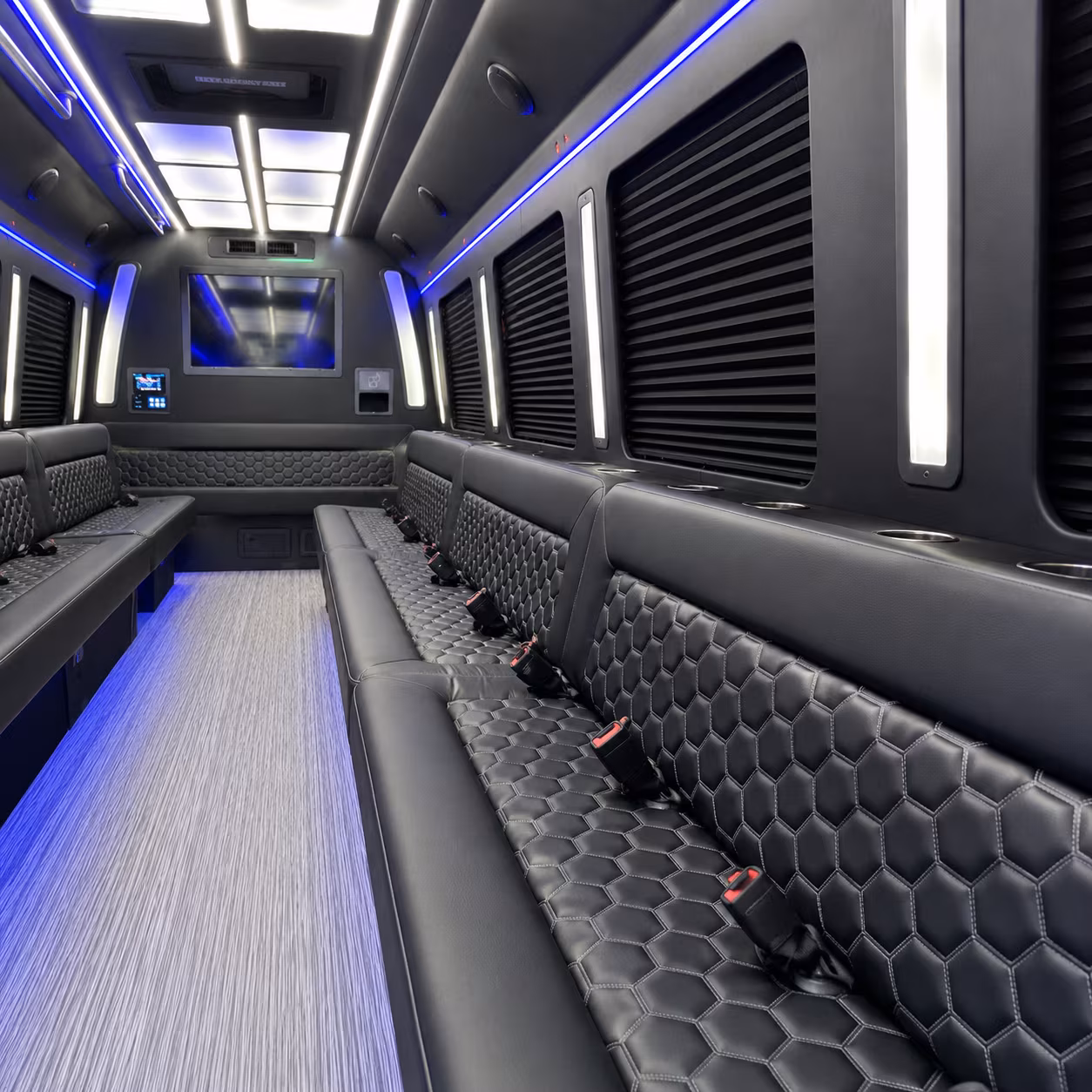 San Diego Bachelor & Bachelorette Transportation party bus exterior