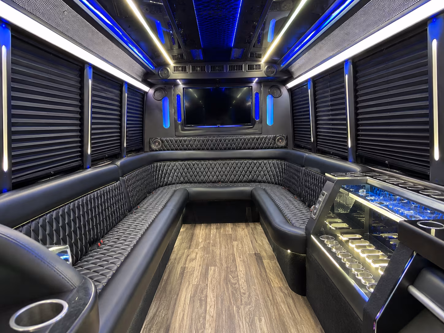 San Diego Bachelor & Bachelorette Transportation party bus exterior
