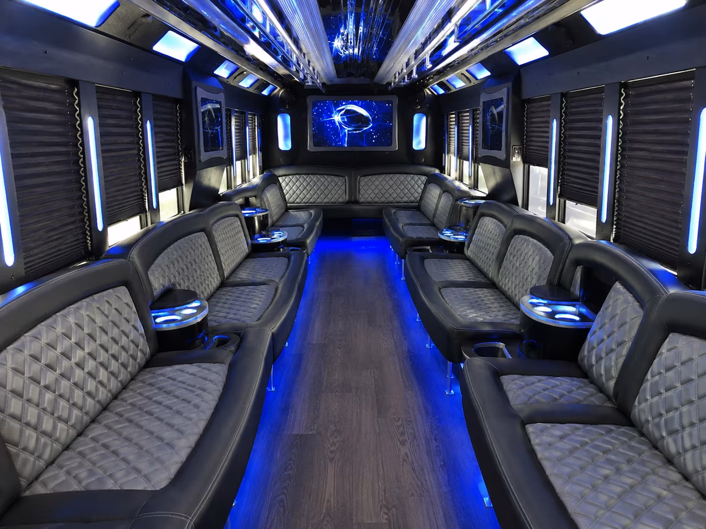 San Diego Bachelor & Bachelorette Transportation onboard seating