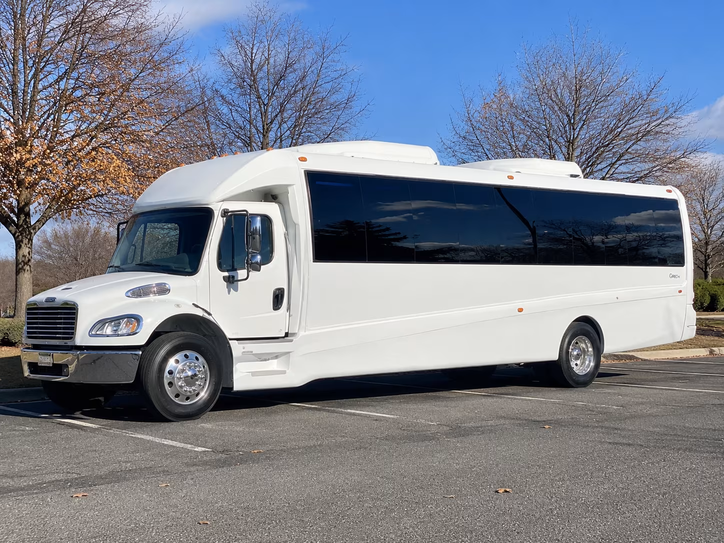 San Diego Birthday, Sweet 16, & Quinceañera Transportation party bus exterior