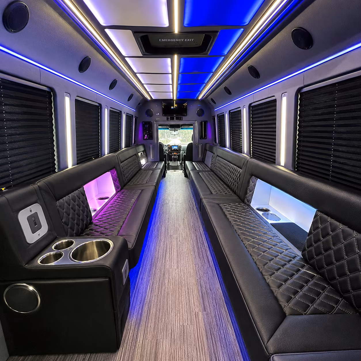 San Diego Concert & Music Festival Transportation onboard seating