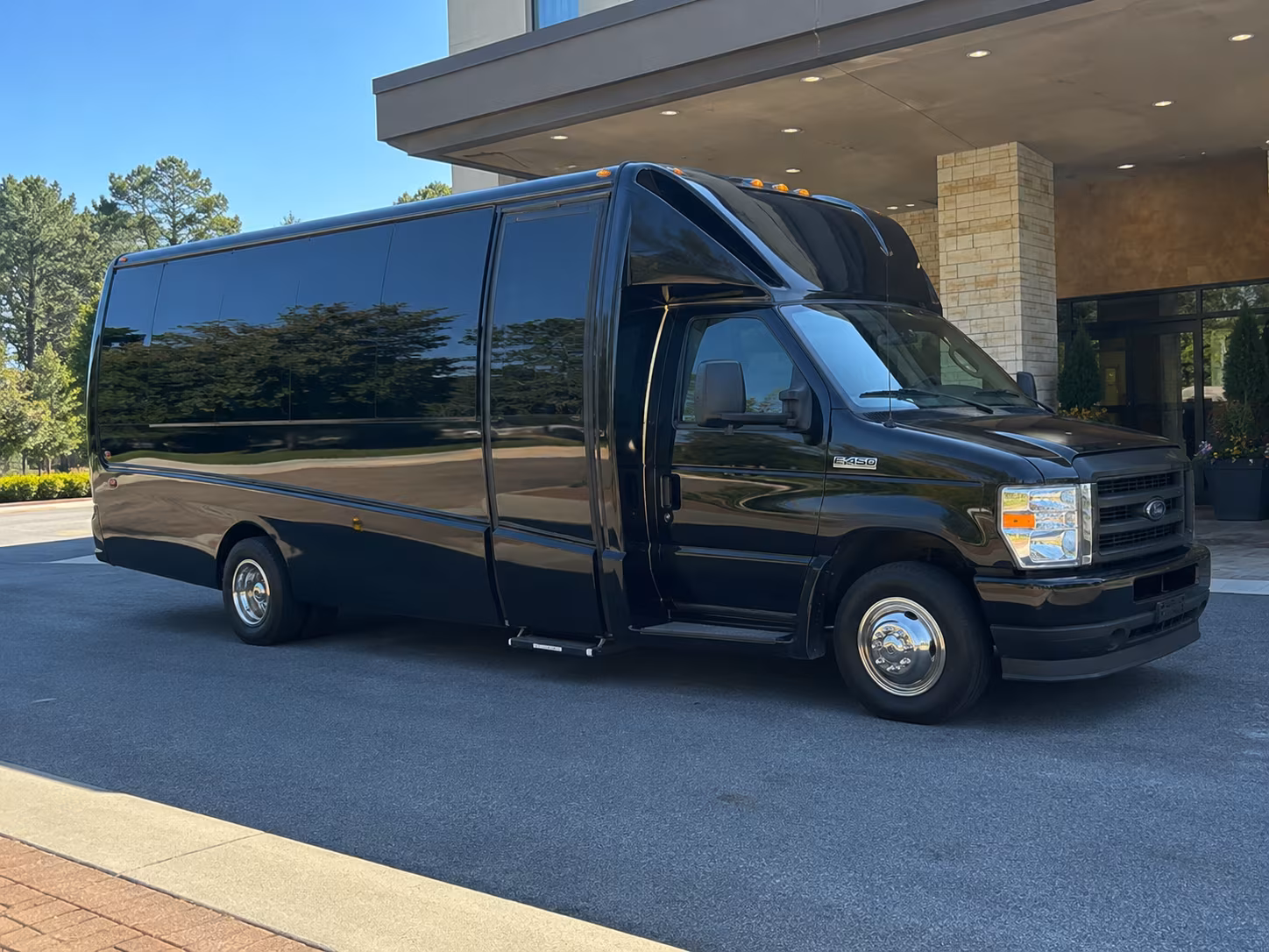 San Diego Corporate Transportation party bus exterior