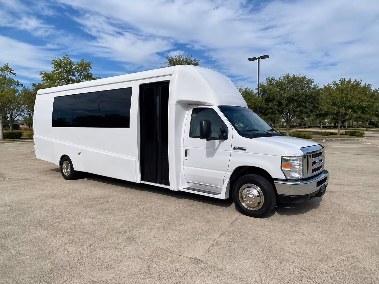 San Diego Private Event Transportation party bus exterior
