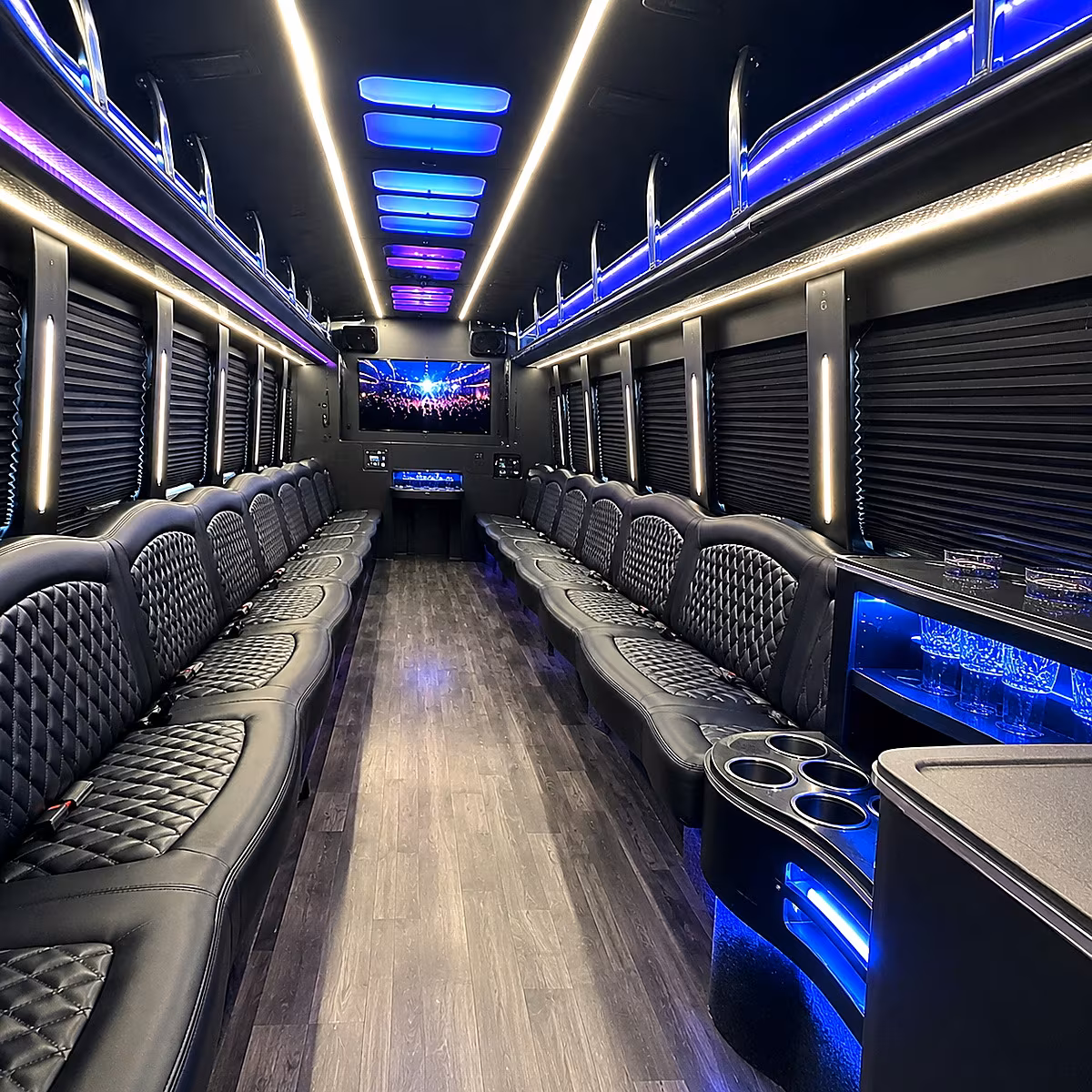 San Diego Private Event Transportation onboard seating