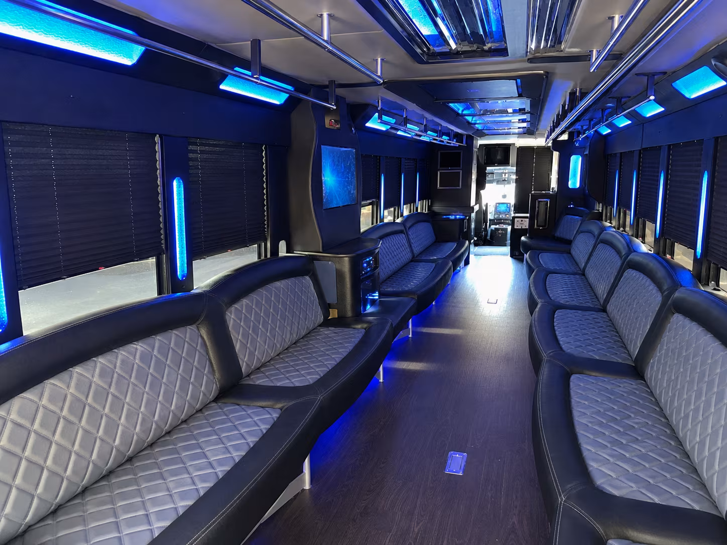 San Diego Private Event Transportation party bus exterior