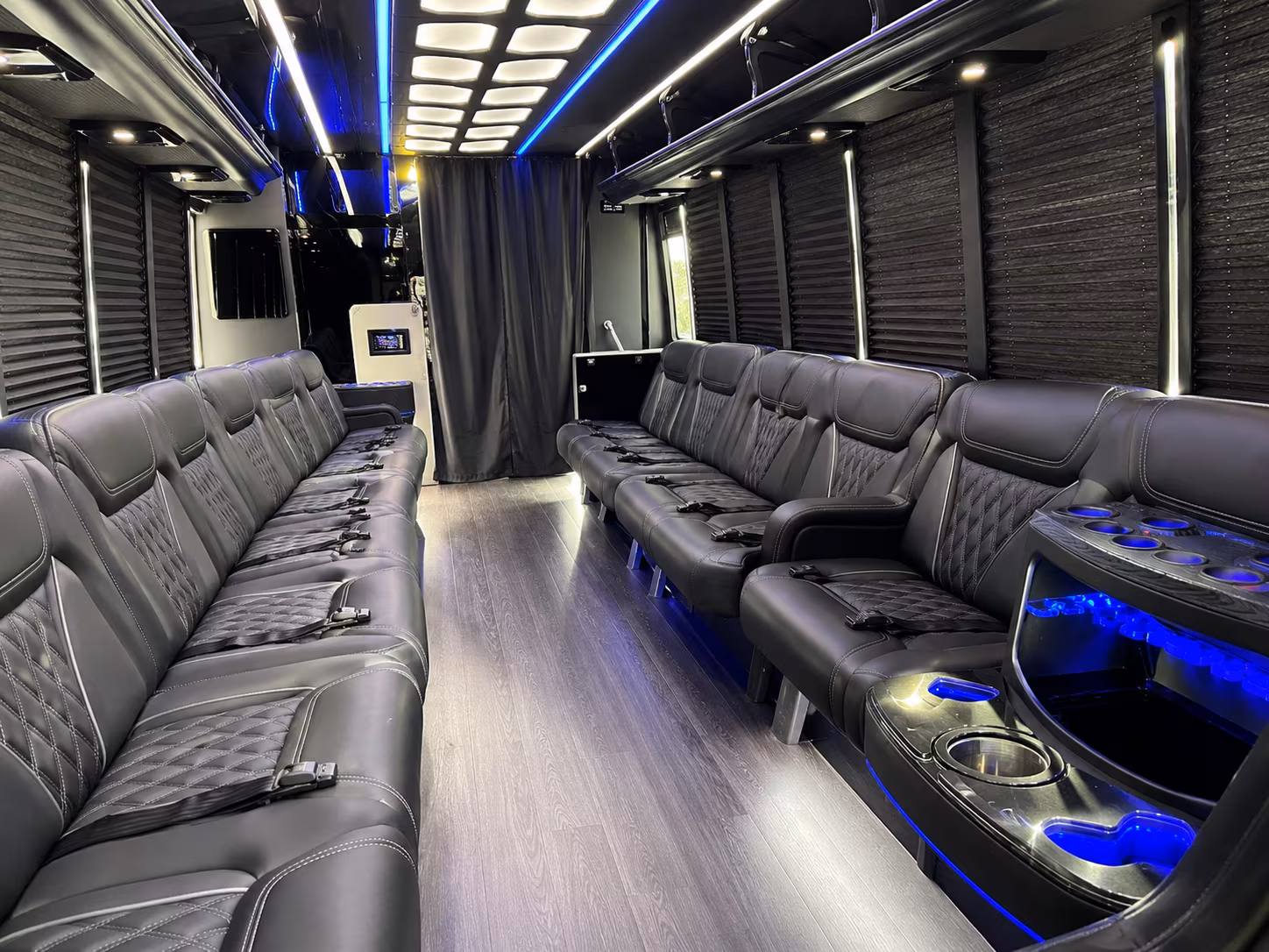 San Diego Prom & Homecoming Transportation party bus exterior