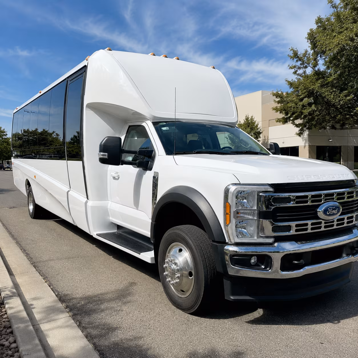 San Diego School Event Transportation party bus exterior