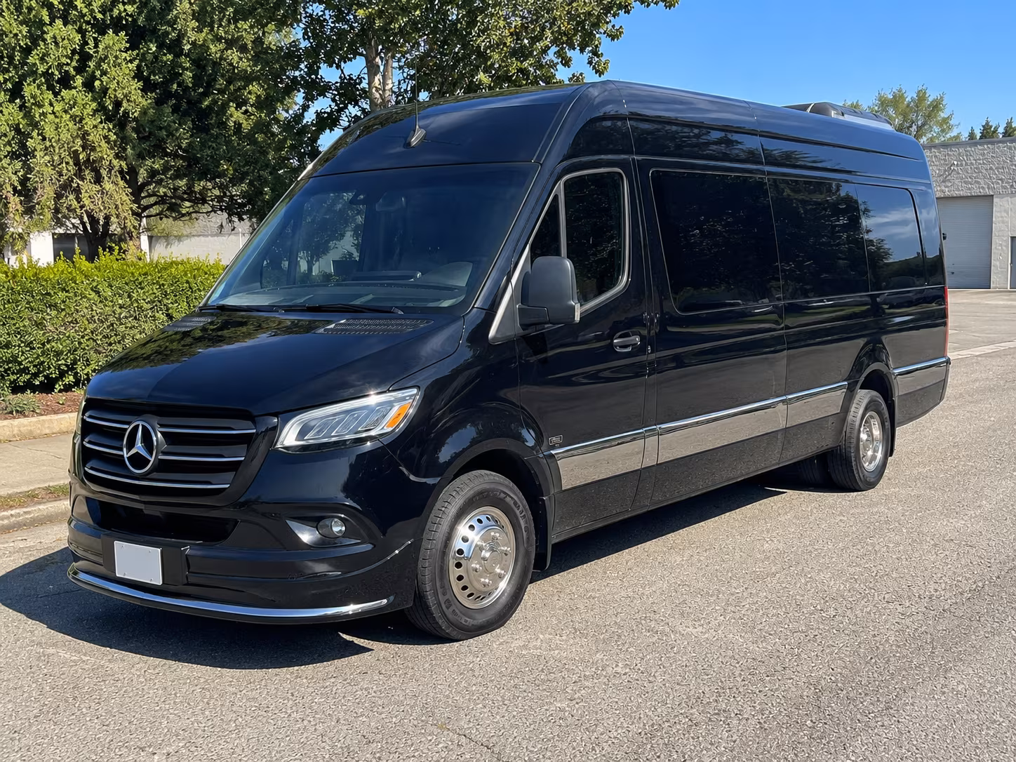 San Diego School Event Transportation party bus exterior