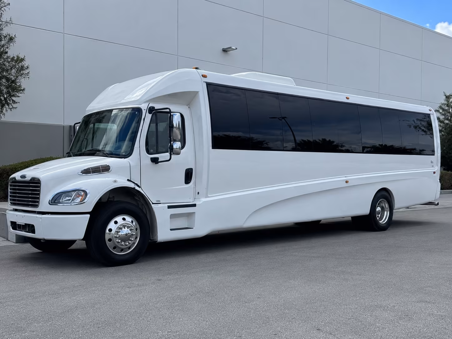 San Diego Sporting Event Transportation party bus exterior