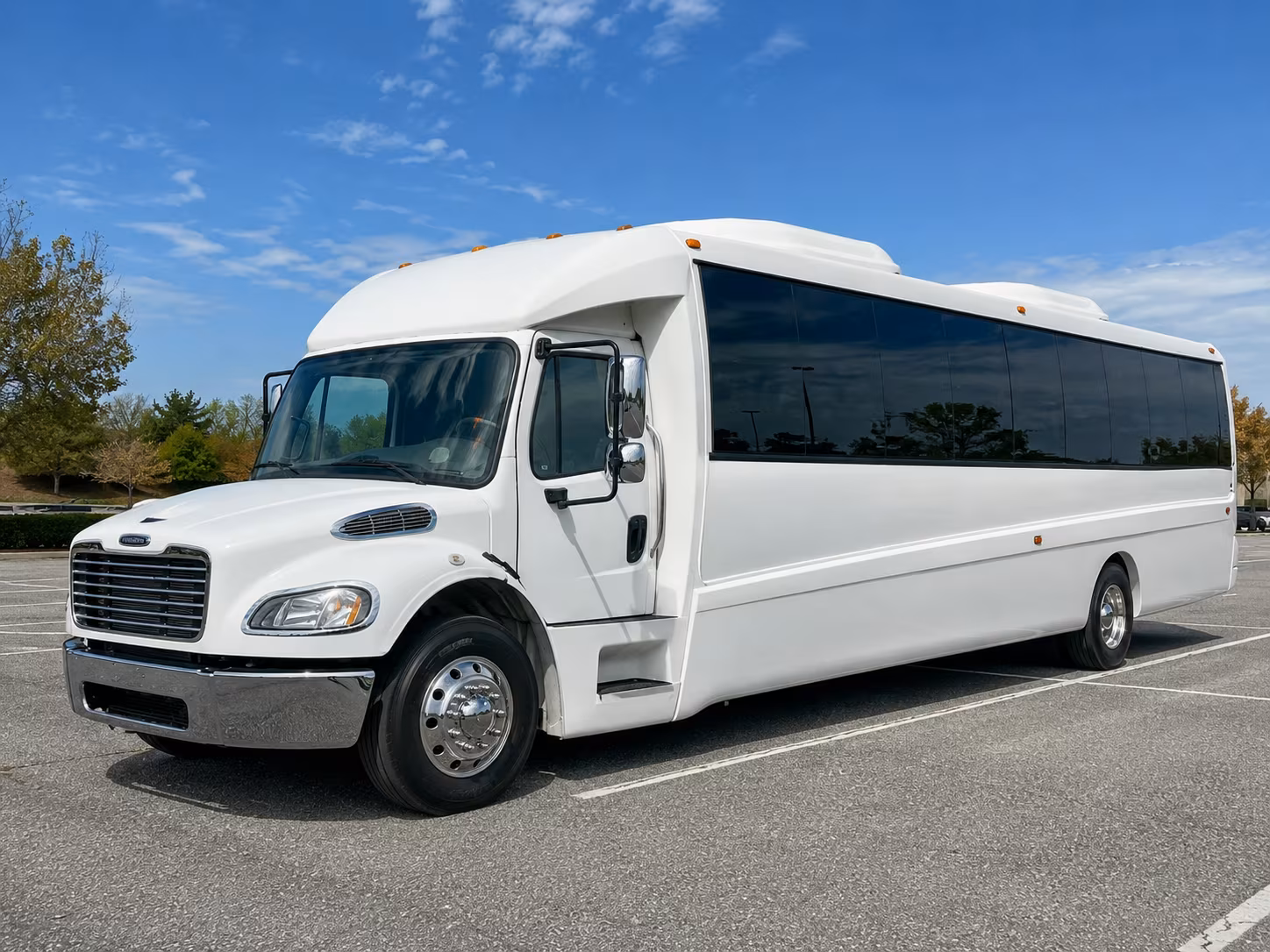 San Diego Sporting Event Transportation party bus exterior
