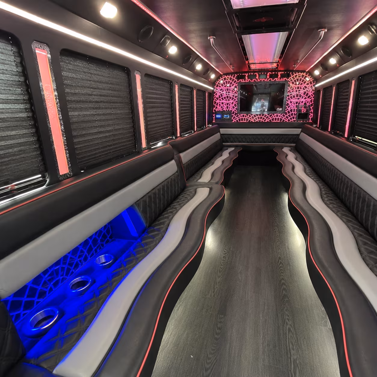 San Diego Wedding Transportation party bus exterior