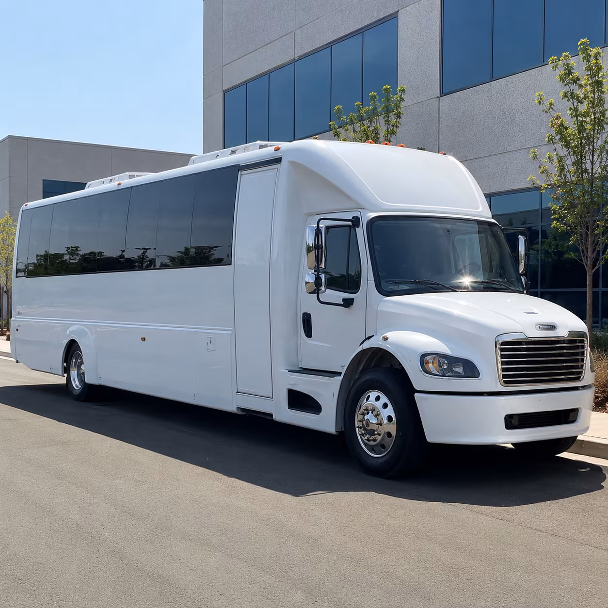 San Diego Wedding Transportation party bus exterior