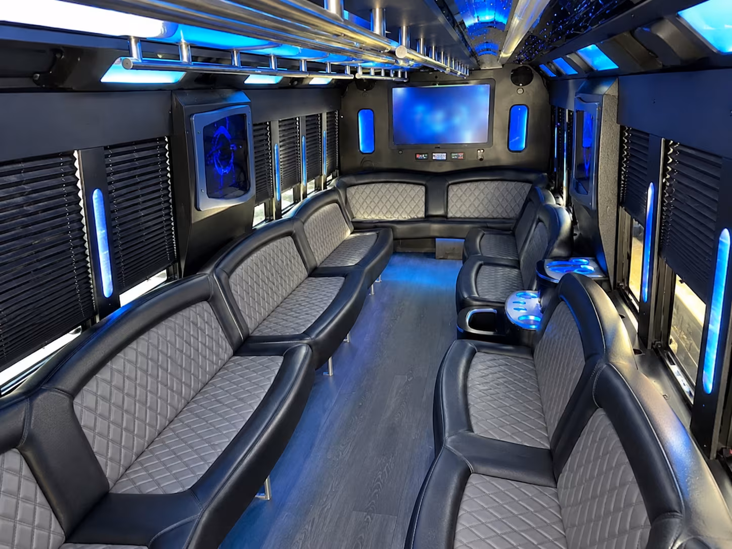 San Diego Wedding Transportation party bus exterior