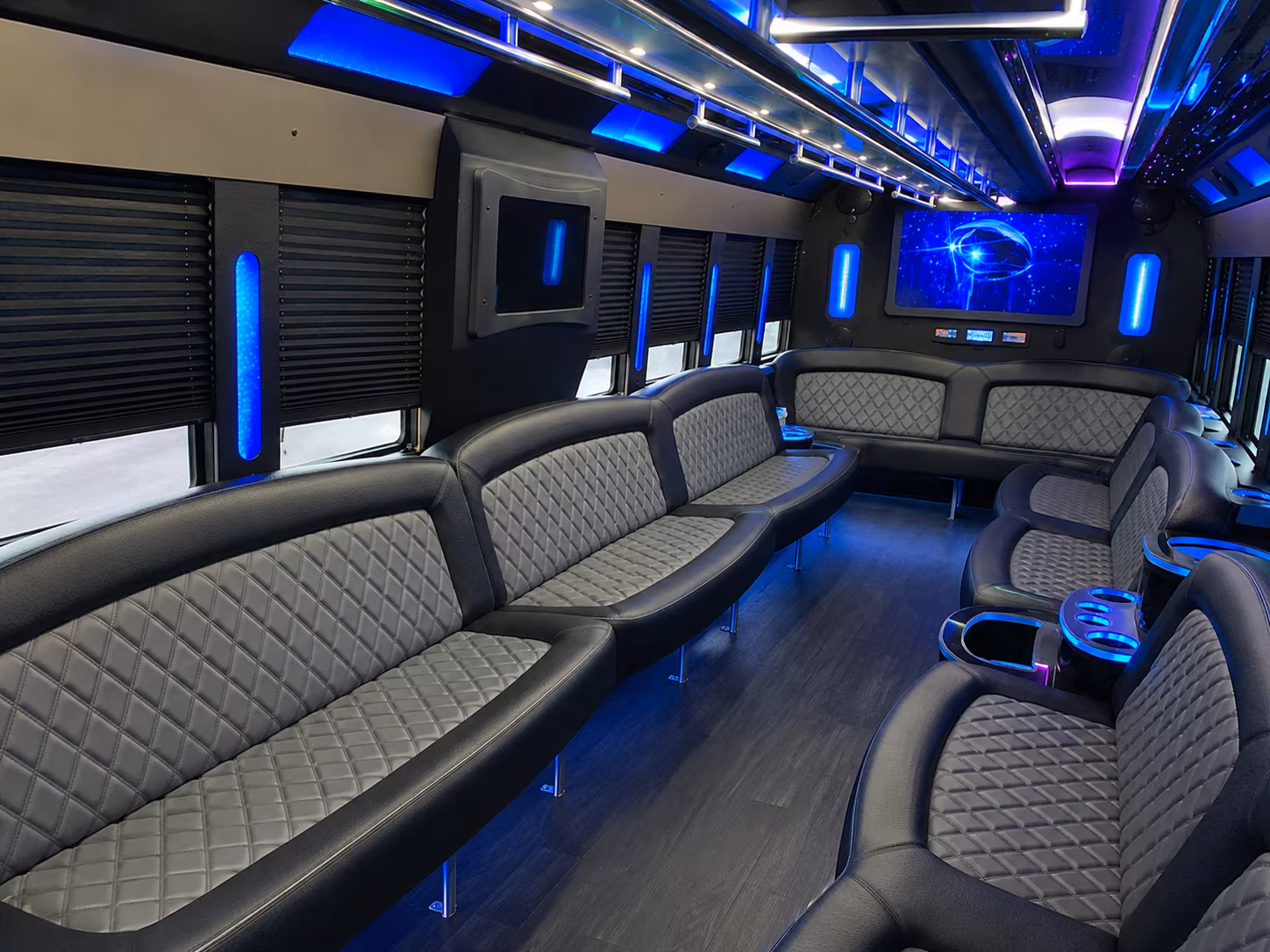 San Diego Wedding Transportation party bus exterior