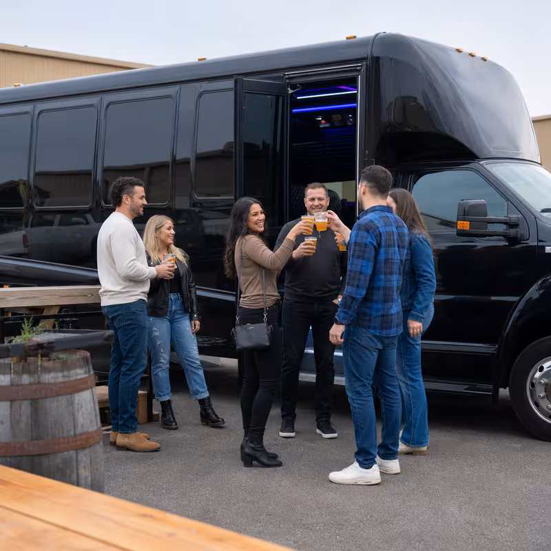 San Diego Winery & Brewery Tour Transportation fleet vehicle